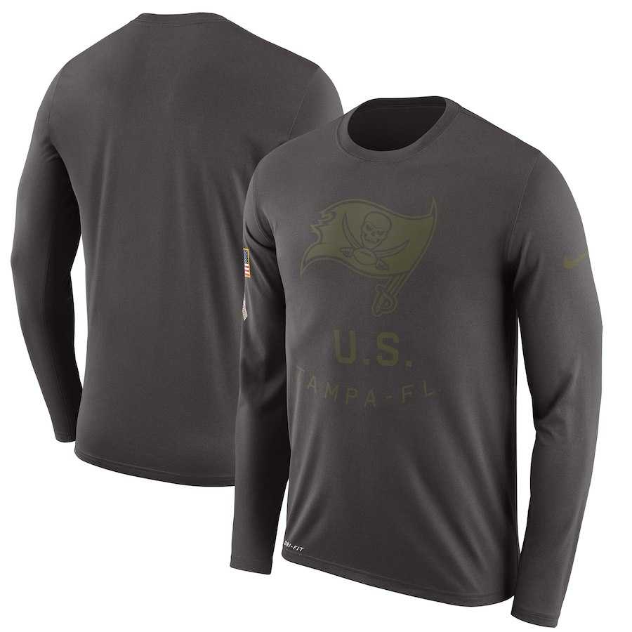 Men's Tampa Bay Buccaneers Nike Salute to Service Sideline Legend Performance Long Sleeve T-Shirt Pewete,We sell and wholesale Men's Tampa Bay Buccaneers Nike Salute to Service Sideline Legend Performance Long Sleeve T-Shirt Pewete on line form chian!